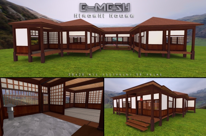 E-mesh hiroshi house
